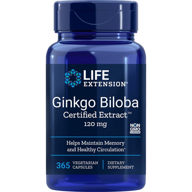 LIFE EXTENSION Ginkgo Biloba 120mg 365caps
