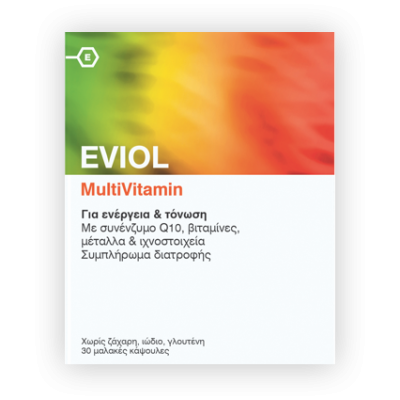 EVIOL MultiVitamin Πολυβιταμίνη 30 Μαλακές Κάψουλες