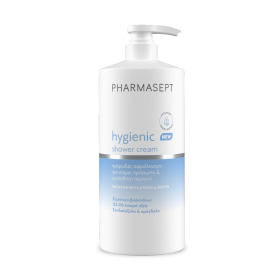 PHARMASEPT Hygienic Shower Cream Ενυδατικό Κρεμώδες Αφρόλουτρο για Σώμα , Πρόσωπο και Ευαίσθητη Περιοχή 1l