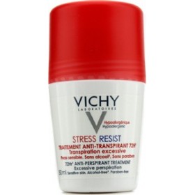 VICHY Deodorant Stress Resist Roll On Αποσμητικό για Εντατική Φροντίδα Κατά της Πολύς Έντονης Εφίδρωσης για 72 Ώρες 50ml