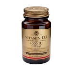 SOLGAR Vitamin D3 100μg 4000IU 60 Φυτικές Κάψουλες