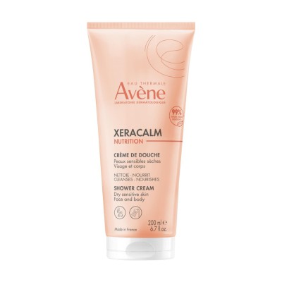 AVENE Xeracalm Nutrition Creme De Douche Κρεμώδες Αφρόλουτρο για το Ξηρό Έως Πολύ Ξηρό και Ευαίσθητο Δέρμα 200ml