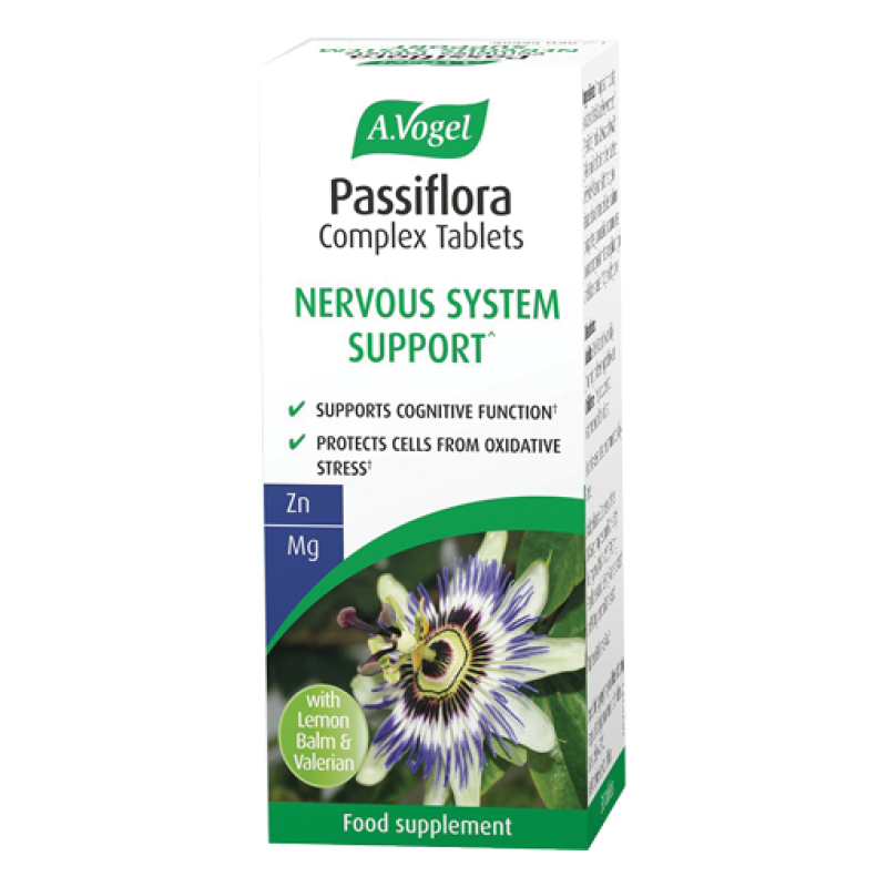 A.VOGEL Passiflora Complex Tablex Nervous System Support Συμπλήρωμα Διατροφής με Πασιφλόρα 30 Ταμπλέτες