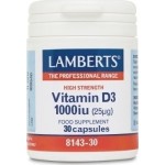 LAMBERTS Vitamin D3 1000iu Βιταμίνη D 30 δισκία