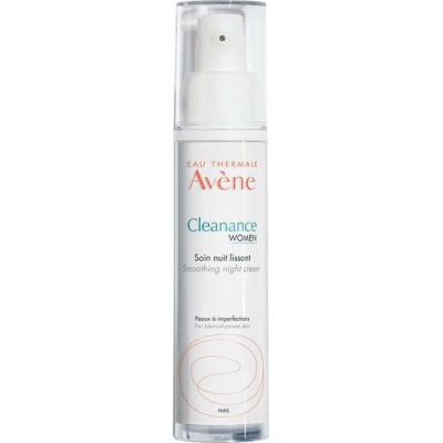 AVENE Cleanance Women Smoothing Night Cream Κρέμα Λείανσης Νύχτας για Δέρμα με Ατέλειες & Σημάδια Ακμής 30ml