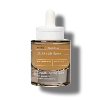 KORRES Μαύρη Πεύκη Ορός Προσώπου Σύσφιγξης και Λίφτινγκ για Όλους τους Τύπους Δέρματος 30ml