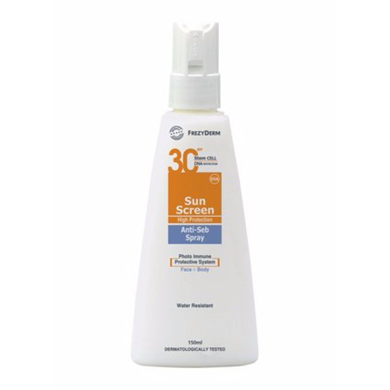 FREZYDERM Sun Screen Anti-Seb Spray SPF30 150ml
