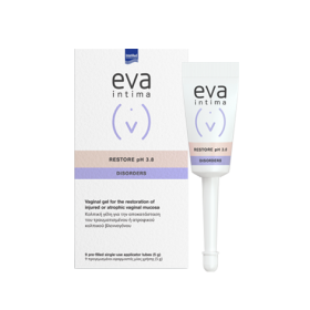 EVA Intima Restore pH 3.8 Disorders Κολπική Γέλη με Υαλουρονικό Οξύ 9x5g