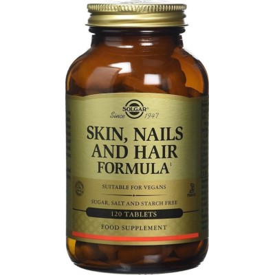 SOLGAR Skin Nails and Hair 120 δισκία
