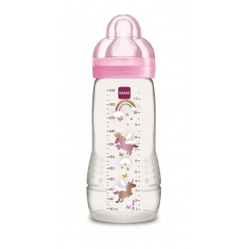 MAM Easy Active Baby Bottle Μπιμπερό 330ml Ρόζ 4m+