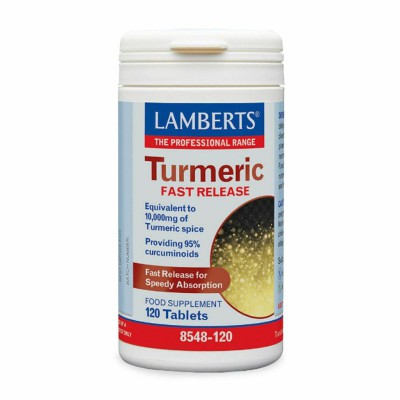 LAMBERTS Turmeric Fast Release 200mg 120 δισκία