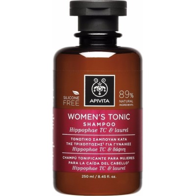 APIVITA Women's Tonic Shampoo Γυναικείο Τονωτικό Σαμπουάν Κατά της Τριχόπτωση με Ιπποφαές & Δάφνη 250ml