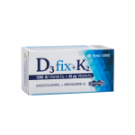 UNI-PHARMA D3 Fix 1200IU + K2 45μg Συμπλήρωμα Διατροφής με Βιταμίνη D3 & K2 60 Δισκία