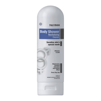 FREZYDERM Body Shower Revitalizing Cleanser Καθαριστικό Σώματος για Ευαίσθητη Επιδερμίδα 200ml