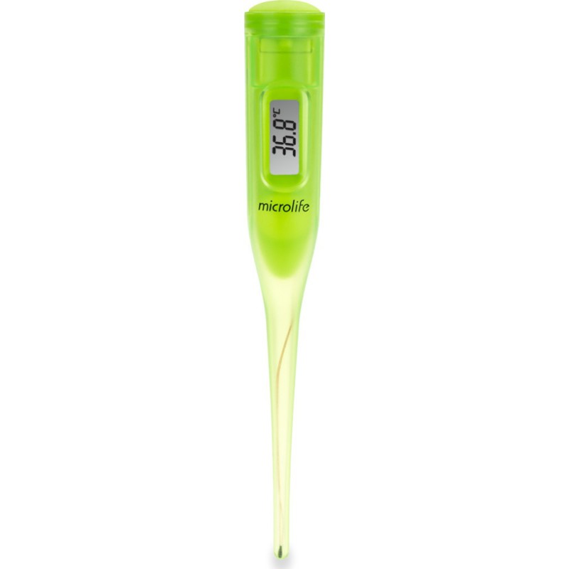 MICROLIFE Αδιαβροχο Ψηφιακό Θερμόμετρο Μασχάλης 60 Δευτερολέπτων Χρώμα Πράσινο 1τμχ