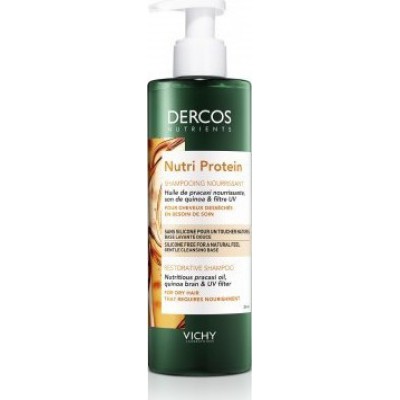 VICHY Dercos Nutrients Nutri Protein Restorative Shampoo Σαμπουάν Αναδόμησης για Ξηρά Μαλλιά 250ml
