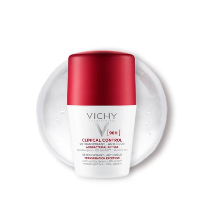 VICHY Deodorant Clinical Control Αποσμητικό για την Υπερβολική Εφίδρωση για 96 Ώρες Roll on 50ml