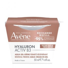 AVENE Hyaluron Activ B3 Aqua Gel-Cream Refill Κρεμα-Τζέλ Προσώπου με Δροσερή , Ελαφριά Υφή για Ξηρές Επιδερμίδες 50ml
