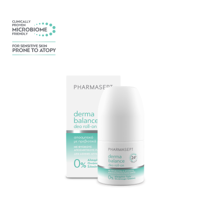 PHARMASEPT Derma Balance Mild Deo Roll-On Απαλό Αποσμητικό για την Ευαίσθητη Επιδερμίδα 50ml 