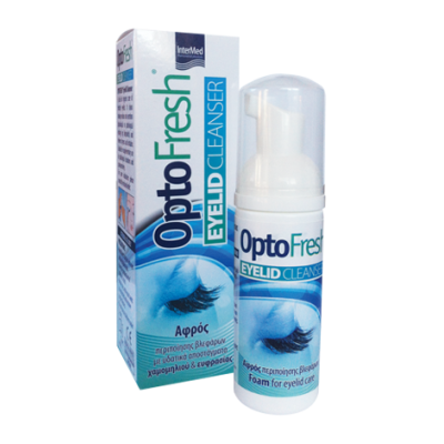 INTERMED Optofresh Eyelid Cleanser Αφρός Περιποίησης Βλεφάρων 50ml