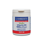 LAMBERTS Vegan Vitamin D3 1000IU 25μg Συμπλήρωμα Διατροφής για την Ενίσχυση του Ανοσοποιητικού Συστήματος 90 Κάψουλες
