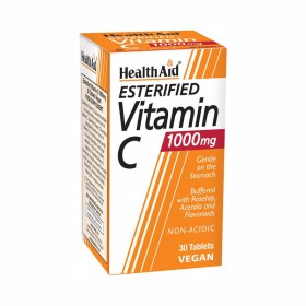 HEALTH AID Esterified Vitamin C 1000mg Συμπλήρωμα Διατροφής με Βιταμίνη C Εστερικής Μορφής 30 Ταμπλέτες