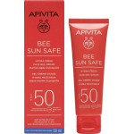 APIVITA Bee Sun Safe Hydra Fresh Face Gel-Cream Αντηλιακή Τζέλ-Κρέμα Προσώπου με Ελαφριά Υφή SPF50 50ml 