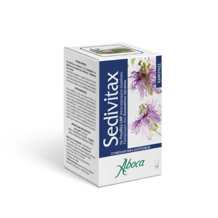 ABOCA Sedivitax Συμπλήρωμα Διατροφής με Πασιφλώρα για τον Ύπνο 30 Κάψουλες