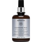 APIVITA Cleansing Γαλάκτωμα 3 σε 1 Καθαρισμός- Τόνωση - Ντεμακιγιάζ με χαμομήλι & μέλι 300ml