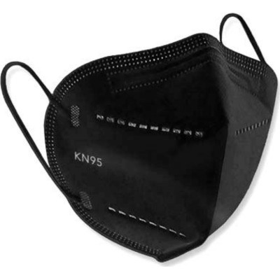 Μάσκα Υψηλής Προστασίας KN95 GB2626-2006 Μαύρη 1τμχ