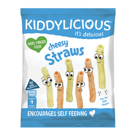 KIDDYLICIOUS Cheesy Straws Καλαμάκια Τυριού 9m+ 12g