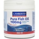 LAMBERTS Pure Fish Oil 1100 mg Ωμέγα 3 120 δισκία
