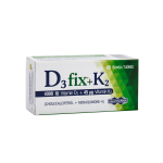 UNI-PHARMA D3 Fix 4000IU + K2 45μg Συμπλήρωμα Διατροφής με Βιταμίνη D3 & K2 60 Δισκία