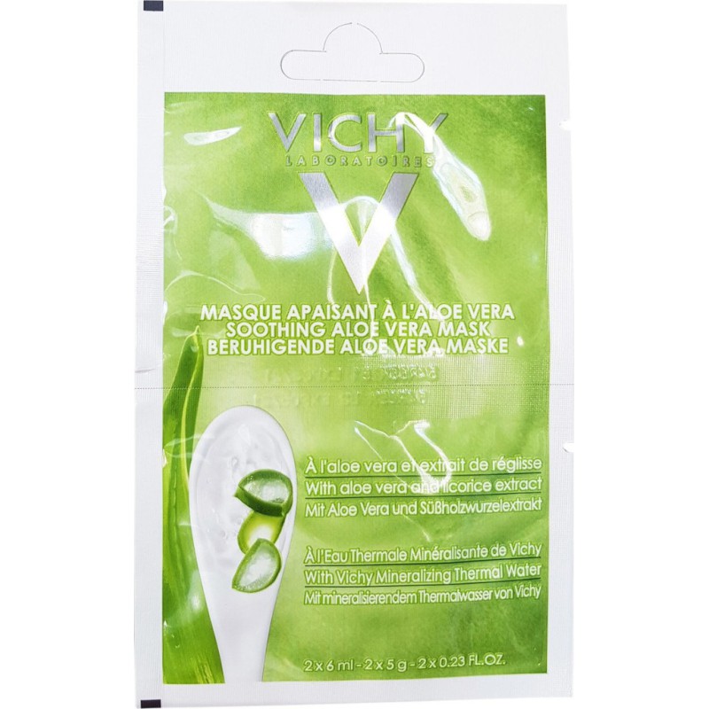 VICHY Masque Apaisant A l'Aloe Vera 2 x 6ml