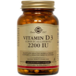 SOLGAR Vitamin D3 55mg 2200IU 100 δισκία