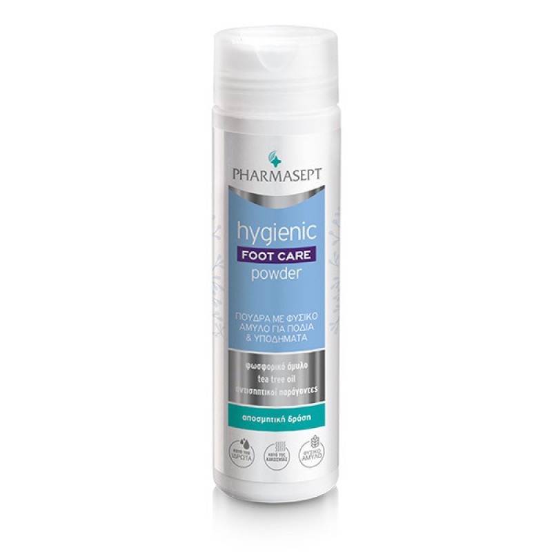 PHARMASEPT Hygienic Foot Care Powder Πούδρα με Φυσικό Άμυλο για Πόδια & Υποδήματα 70gr