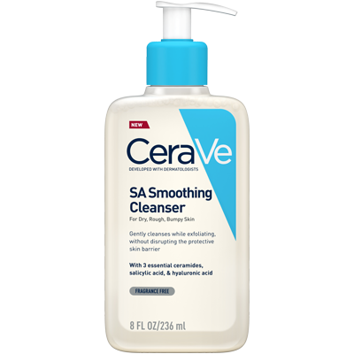 CERAVE SA Smoothing Cleanser Αφρώδες Gel Καθαρισμού Προσώπου και Σώματος για το Ξηρό , Τραχύ & Ανομοιόμορφο Δέρμα 236ml