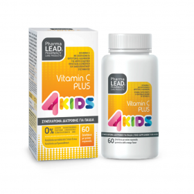 PHARMALEAD 4kids Vitamin C Plus Συμπλήρωμα Διατροφής με Βιταμίνη C για Παιδιά απο 2 Ετών και Άνω με Γεύση Πορτοκάλι 60 Ζελεδάκια