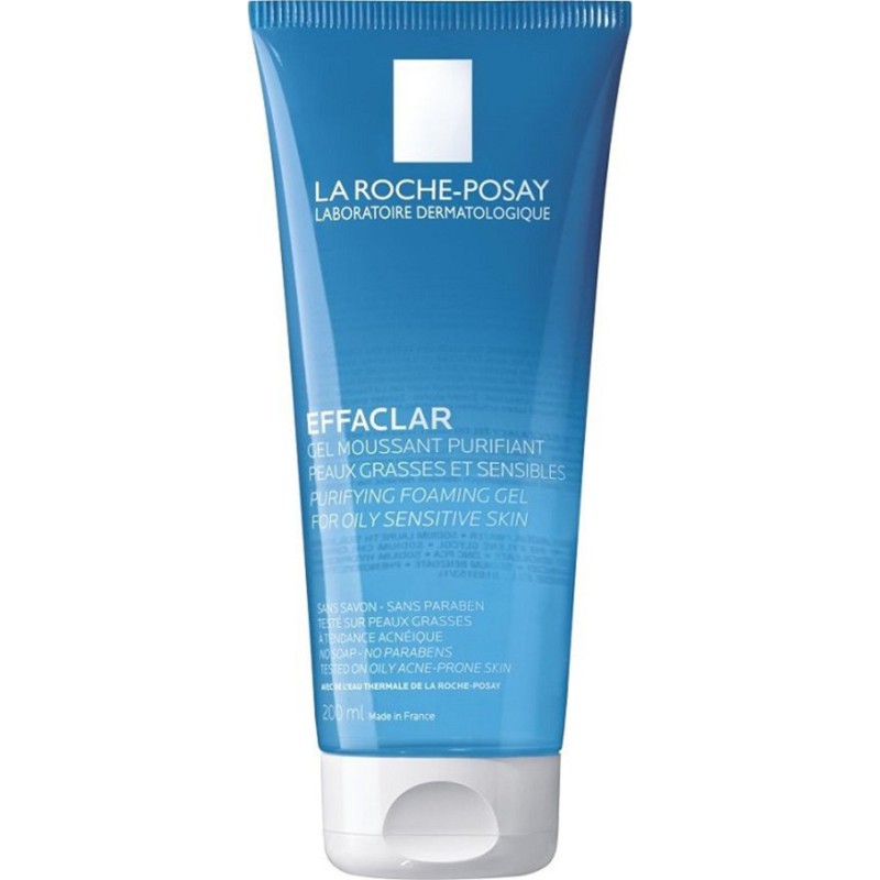 LA ROCHE POSAY Effaclar Gel καθαρισμού για λιπαρή και ευαίσθητη επιδερμίδα 200ml