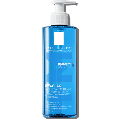 LA ROCHE POSAY Effaclar +M Cleansing Foaming Gel Αφρώδες Τζέλ Καθαρισμού για την Ευαίσθητη Λιπαρή Επιδερμίδα 400ml