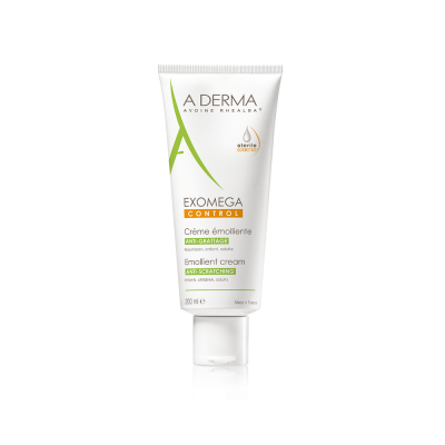 A-DERMA Exomega Control Anti-Scratching Emollient Cream Μαλακτική Κρέμα Προσώπου & Σώματος Ενάντια στον Κνησμό 200ml