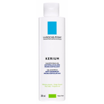 LA ROCHE POSAY Kerium Gel Shampoo Αντιπιτυριδικό σαμπουάν ζελ για Λιπαρά μαλλιά 200ml