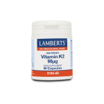 LAMBERTS Vitamin K2 90μg Συμπλήρωμα Διατροφής με Βιταμίνη Κ2 60 Κάψουλες