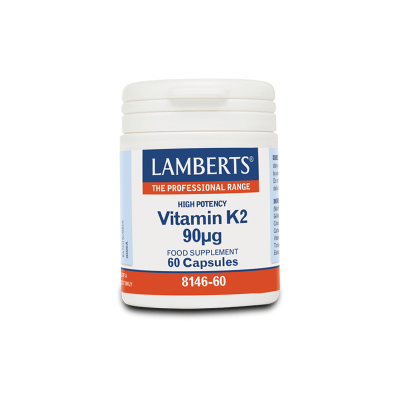 LAMBERTS Vitamin K2 90μg Συμπλήρωμα Διατροφής με Βιταμίνη Κ2 60 Κάψουλες