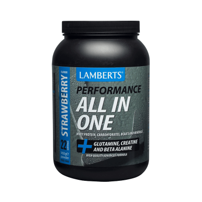 LAMBERTS Performance All-In-One Σκόνη Φράουλα 1450gr 