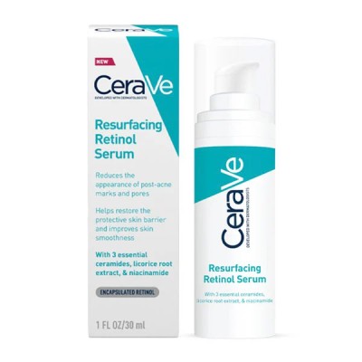 CERAVE Resurfacing Retinol Serum Ορός Προσώπου με Ρετινόλη για Λάμψη και Ομοιόμορφη Όψη 30ml