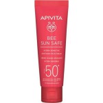 APIVITA Bee Sun Safe Hydra Sensitive Soothing Face Cream Αντηλιακή Καταπραυντική Κρέμα Προσώπου για Ευαίσθητες Επιδερμίδες SPF50+ 50ml 