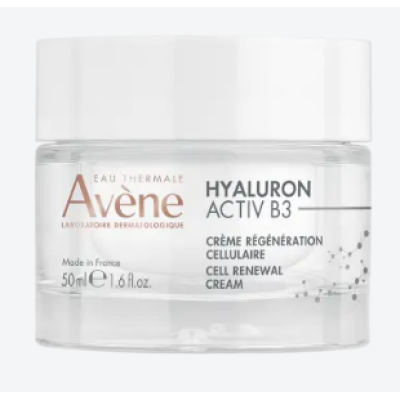 AVENE Hyaluron Activ B3 Αντιρυτιδική και Συσφικτική Κρέμα Ημε΄ρας Κυτταρικής Αναγέννησης με Καθαρό Υαλουρονικό Οξύ και Νιασιναμίδη 50ml