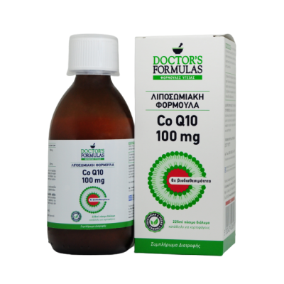 DOCTOR'S FORMULAS CoQ10 100mg Συμπλήρωμα Διατροφής Λιποσωμιακή Φόρμουλα 225ml