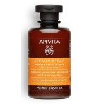 APIVITA Keratin Repair Shampoo Σαμπουάν Θρέψης & Επανόρθωσης με Μέλι και Φυτική Κερατίνη 250ml